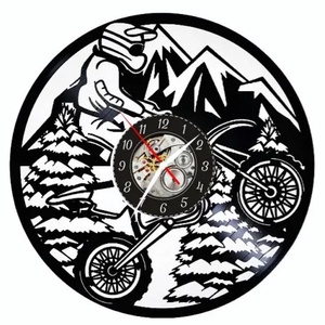 MOTOCICLIST-ceas de perete, Casă & Stil de viață, Accesorii pentru decorat casa, Decorațiuni de pereți, decorațiuni suspendate, Ceasuri de perete, , ARTYNOS