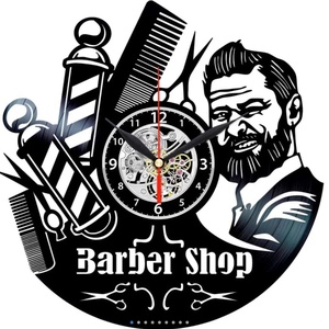 BARBERSHOP-ceas de perete, Casă & Stil de viață, Accesorii pentru decorat casa, Decorațiuni de pereți, decorațiuni suspendate, Ceasuri de perete, , ARTYNOS