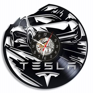 TESLA-ceas de perete, Casă & Stil de viață, Accesorii pentru decorat casa, Decorațiuni de pereți, decorațiuni suspendate, Ceasuri de perete, , ARTYNOS