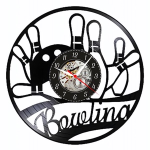 BOWLING-ceas de perete, Casă & Stil de viață, Accesorii pentru decorat casa, Decorațiuni de pereți, decorațiuni suspendate, Ceasuri de perete, , ARTYNOS