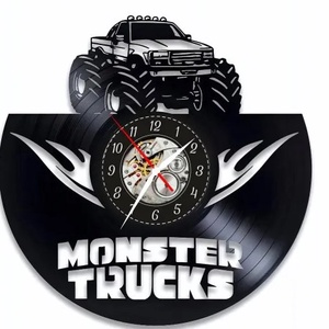 MONSTERTRUCK-ceas de perete, Casă & Stil de viață, Accesorii pentru decorat casa, Decorațiuni de pereți, decorațiuni suspendate, Ceasuri de perete, , ARTYNOS