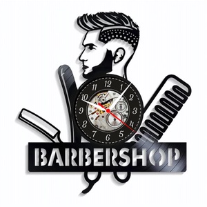 BARBERSHOP-ceas de perete, Casă & Stil de viață, Accesorii pentru decorat casa, Decorațiuni de pereți, decorațiuni suspendate, Ceasuri de perete, , ARTYNOS
