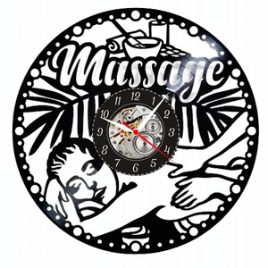 SALON MASAJ- ceas de perete, Casă & Stil de viață, Accesorii pentru decorat casa, Decorațiuni de pereți, decorațiuni suspendate, Ceasuri de perete, , ARTYNOS