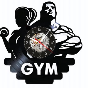 GYM- ceas de perete, Casă & Stil de viață, Accesorii pentru decorat casa, Decorațiuni de pereți, decorațiuni suspendate, Ceasuri de perete, , ARTYNOS