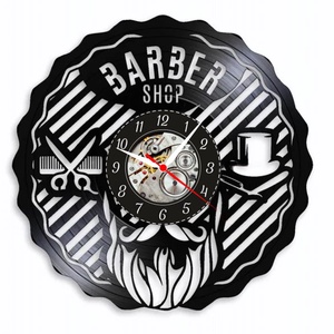BARBERSHOP- ceas de perete, Casă & Stil de viață, Accesorii pentru decorat casa, Decorațiuni de pereți, decorațiuni suspendate, Ceasuri de perete, , ARTYNOS