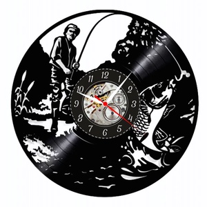 PESCAR- ceas de perete, Casă & Stil de viață, Accesorii pentru decorat casa, Decorațiuni de pereți, decorațiuni suspendate, Ceasuri de perete, , ARTYNOS