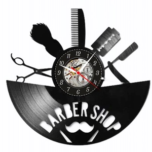 BARBERSHOP -ceas de perete, Casă & Stil de viață, Accesorii pentru decorat casa, Decorațiuni de pereți, decorațiuni suspendate, Ceasuri de perete, , ARTYNOS