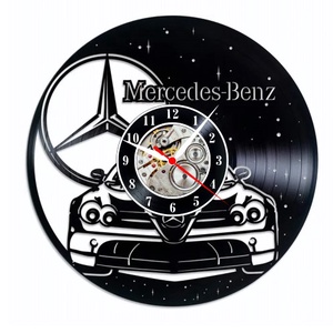 MERCEDES BENZ- ceas de perete, Casă & Stil de viață, Accesorii pentru decorat casa, Decorațiuni de pereți, decorațiuni suspendate, Ceasuri de perete, , ARTYNOS