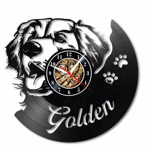 GOLDEN RETRIEVER-ceas de perete, Casă & Stil de viață, Accesorii pentru decorat casa, Decorațiuni de pereți, decorațiuni suspendate, Ceasuri de perete, , ARTYNOS