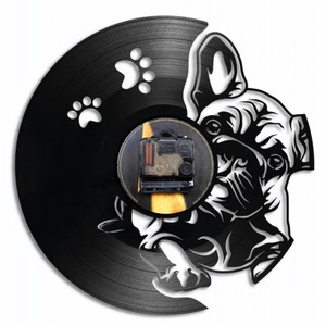 BULDOG FRANCEZ-ceas de perete - casă & stil de viață - accesorii pentru decorat casa - decorațiuni de pereți, decorațiuni suspendate - ceasuri de perete - Artynos.ro