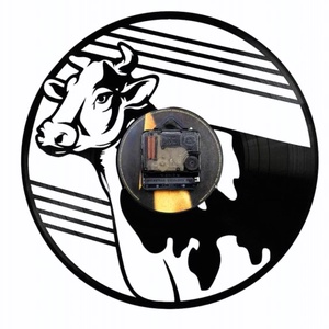 VACA-ceas de perete - casă & stil de viață - accesorii pentru decorat casa - decorațiuni de pereți, decorațiuni suspendate - ceasuri de perete - Artynos.ro