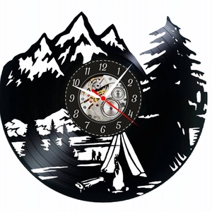 CAMPING-ceas de perete, Casă & Stil de viață, Accesorii pentru decorat casa, Decorațiuni de pereți, decorațiuni suspendate, Ceasuri de perete, , ARTYNOS