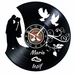 INDRAGOSTITI- ceas de perete (personalizabil), Casă & Stil de viață, Accesorii pentru decorat casa, Decorațiuni de pereți, decorațiuni suspendate, Ceasuri de perete, , ARTYNOS
