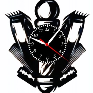 BARBERSHOP-ceas de perete, Casă & Stil de viață, Accesorii pentru decorat casa, Decorațiuni de pereți, decorațiuni suspendate, Ceasuri de perete, , ARTYNOS