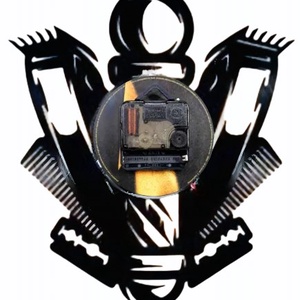 BARBERSHOP-ceas de perete - casă & stil de viață - accesorii pentru decorat casa - decorațiuni de pereți, decorațiuni suspendate - ceasuri de perete - Artynos.ro