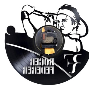 ROGER FEDERER-ceas de perete - casă & stil de viață - accesorii pentru decorat casa - decorațiuni de pereți, decorațiuni suspendate - ceasuri de perete - Artynos.ro