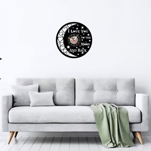 I LOVE YOU.-ceas de perete - casă & stil de viață - accesorii pentru decorat casa - decorațiuni de pereți, decorațiuni suspendate - ceasuri de perete - Artynos.ro