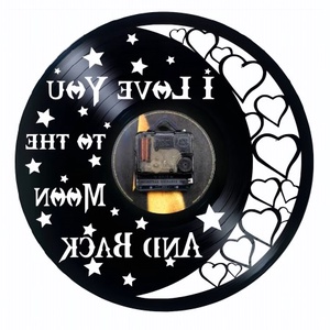 I LOVE YOU.-ceas de perete - casă & stil de viață - accesorii pentru decorat casa - decorațiuni de pereți, decorațiuni suspendate - ceasuri de perete - Artynos.ro