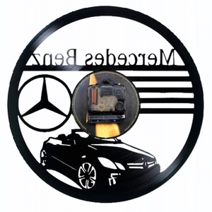 MERCEDES BENZ- ceas de perete - casă & stil de viață - accesorii pentru decorat casa - decorațiuni de pereți, decorațiuni suspendate - ceasuri de perete - Artynos.ro