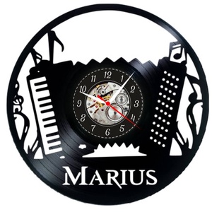 ACORDIONIST-ceas de perete (personalizabil), Casă & Stil de viață, Accesorii pentru decorat casa, Decorațiuni de pereți, decorațiuni suspendate, Ceasuri de perete, , ARTYNOS