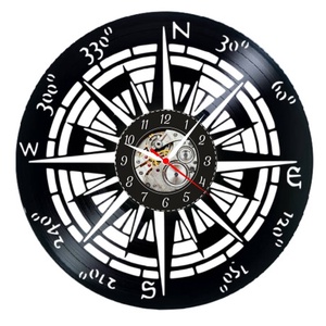 COMPAS- ceas de perete, Casă & Stil de viață, Accesorii pentru decorat casa, Decorațiuni de pereți, decorațiuni suspendate, Ceasuri de perete, , ARTYNOS