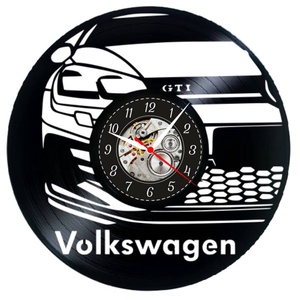 VOLKSWAGEN GTI-ceas de perete, Casă & Stil de viață, Accesorii pentru decorat casa, Decorațiuni de pereți, decorațiuni suspendate, Ceasuri de perete, , ARTYNOS