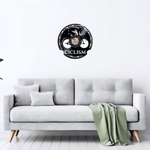CICLISM- ceas de perete - casă & stil de viață - accesorii pentru decorat casa - decorațiuni de pereți, decorațiuni suspendate - ceasuri de perete - Artynos.ro