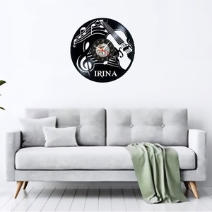VIOARA- ceas de perete (personalizabil) - casă & stil de viață - accesorii pentru decorat casa - decorațiuni de pereți, decorațiuni suspendate - ceasuri de perete - Artynos.ro