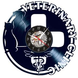 CLINICA VETERINARA- ceas de perete, Casă & Stil de viață, Accesorii pentru decorat casa, Decorațiuni de pereți, decorațiuni suspendate, Ceasuri de perete, , ARTYNOS