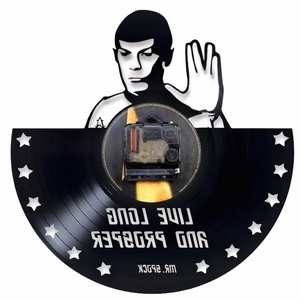 STAR TREK-ceas de perete - casă & stil de viață - accesorii pentru decorat casa - decorațiuni de pereți, decorațiuni suspendate - ceasuri de perete - Artynos.ro