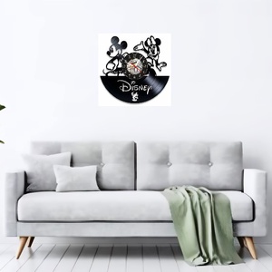  MICKEY ȘI MINNIE- ceas de perete - casă & stil de viață - accesorii pentru decorat casa - decorațiuni de pereți, decorațiuni suspendate - ceasuri de perete - Artynos.ro