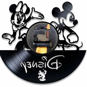  MICKEY ȘI MINNIE- ceas de perete - casă & stil de viață - accesorii pentru decorat casa - decorațiuni de pereți, decorațiuni suspendate - ceasuri de perete - Artynos.ro