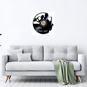 SAXOFONIST-ceas de perete(PERSONALIZABIL) - casă & stil de viață - accesorii pentru decorat casa - decorațiuni de pereți, decorațiuni suspendate - ceasuri de perete - Artynos.ro