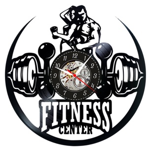 FITNESS-ceas de perete, Casă & Stil de viață, Accesorii pentru decorat casa, Decorațiuni de pereți, decorațiuni suspendate, Ceasuri de perete, , ARTYNOS