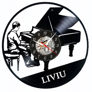 PIANIST-ceas de perete (personalizabil), Casă & Stil de viață, Accesorii pentru decorat casa, Decorațiuni de pereți, decorațiuni suspendate, Ceasuri de perete, , ARTYNOS
