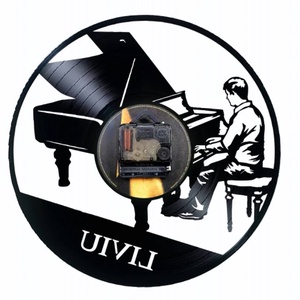 PIANIST-ceas de perete (personalizabil) - casă & stil de viață - accesorii pentru decorat casa - decorațiuni de pereți, decorațiuni suspendate - ceasuri de perete - Artynos.ro