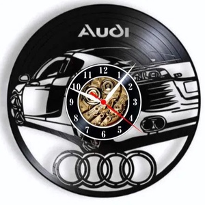 AUDI - ceas de perete, Casă & Stil de viață, Accesorii pentru decorat casa, Decorațiuni de pereți, decorațiuni suspendate, Ceasuri de perete, , ARTYNOS