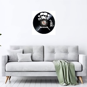 METALLICA-ceas de perete - casă & stil de viață - accesorii pentru decorat casa - decorațiuni de pereți, decorațiuni suspendate - ceasuri de perete - Artynos.ro