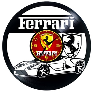 FERRARI-ceas de perete, Casă & Stil de viață, Accesorii pentru decorat casa, Decorațiuni de pereți, decorațiuni suspendate, Ceasuri de perete, , ARTYNOS