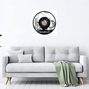 PESCAR- ceas de perete - casă & stil de viață - accesorii pentru decorat casa - decorațiuni de pereți, decorațiuni suspendate - ceasuri de perete - Artynos.ro