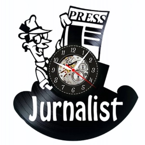 JURNALIST- ceas de perete, Casă & Stil de viață, Accesorii pentru decorat casa, Decorațiuni de pereți, decorațiuni suspendate, Ceasuri de perete, , ARTYNOS