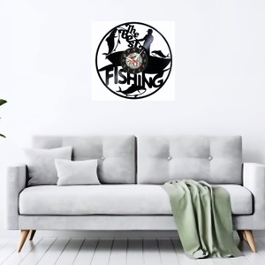 PESCAR- ceas de perete - casă & stil de viață - accesorii pentru decorat casa - decorațiuni de pereți, decorațiuni suspendate - ceasuri de perete - Artynos.ro