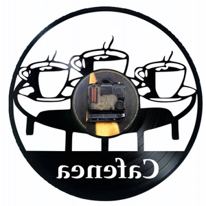 CAFENEA-ceas de perete (personalizabil) - casă & stil de viață - accesorii pentru decorat casa - decorațiuni de pereți, decorațiuni suspendate - ceasuri de perete - Artynos.ro