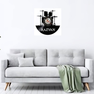 BATERIST-ceas de perete( personalizabil) - casă & stil de viață - accesorii pentru decorat casa - decorațiuni de pereți, decorațiuni suspendate - ceasuri de perete - Artynos.ro
