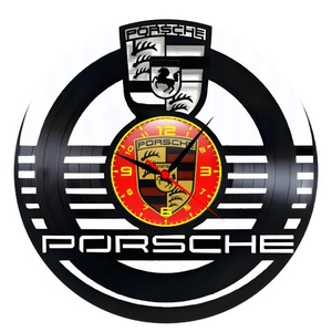 PORSCHE-ceas de perete, Casă & Stil de viață, Accesorii pentru decorat casa, Decorațiuni de pereți, decorațiuni suspendate, Ceasuri de perete, , ARTYNOS