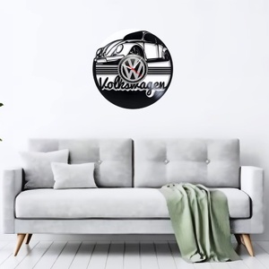 VOLKSWAGEN-ceas de perete - casă & stil de viață - accesorii pentru decorat casa - decorațiuni de pereți, decorațiuni suspendate - ceasuri de perete - Artynos.ro