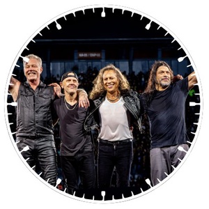 METALLICA-ceas de perete - casă & stil de viață - accesorii pentru decorat casa - decorațiuni de pereți, decorațiuni suspendate - ceasuri de perete - Artynos.ro