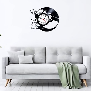 PIKACHU- ceas de perete - casă & stil de viață - accesorii pentru decorat casa - decorațiuni de pereți, decorațiuni suspendate - ceasuri de perete - Artynos.ro