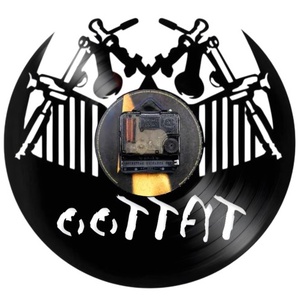 SALON TATUAJE - ceas de perete - casă & stil de viață - accesorii pentru decorat casa - decorațiuni de pereți, decorațiuni suspendate - ceasuri de perete - Artynos.ro