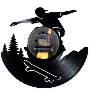 SKATEBOARD-ceas de perete  - casă & stil de viață - accesorii pentru decorat casa - decorațiuni de pereți, decorațiuni suspendate - ceasuri de perete - Artynos.ro